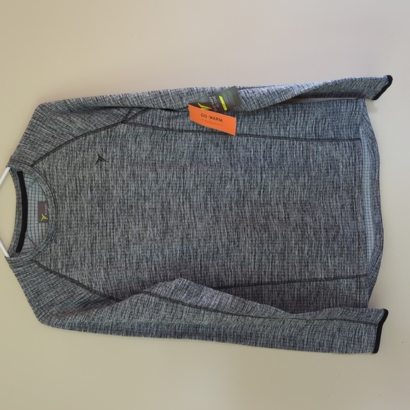 NWT Old Navy Active Breathability Go-Warm Thermal Top S Black Gray - Picture 7 of 15